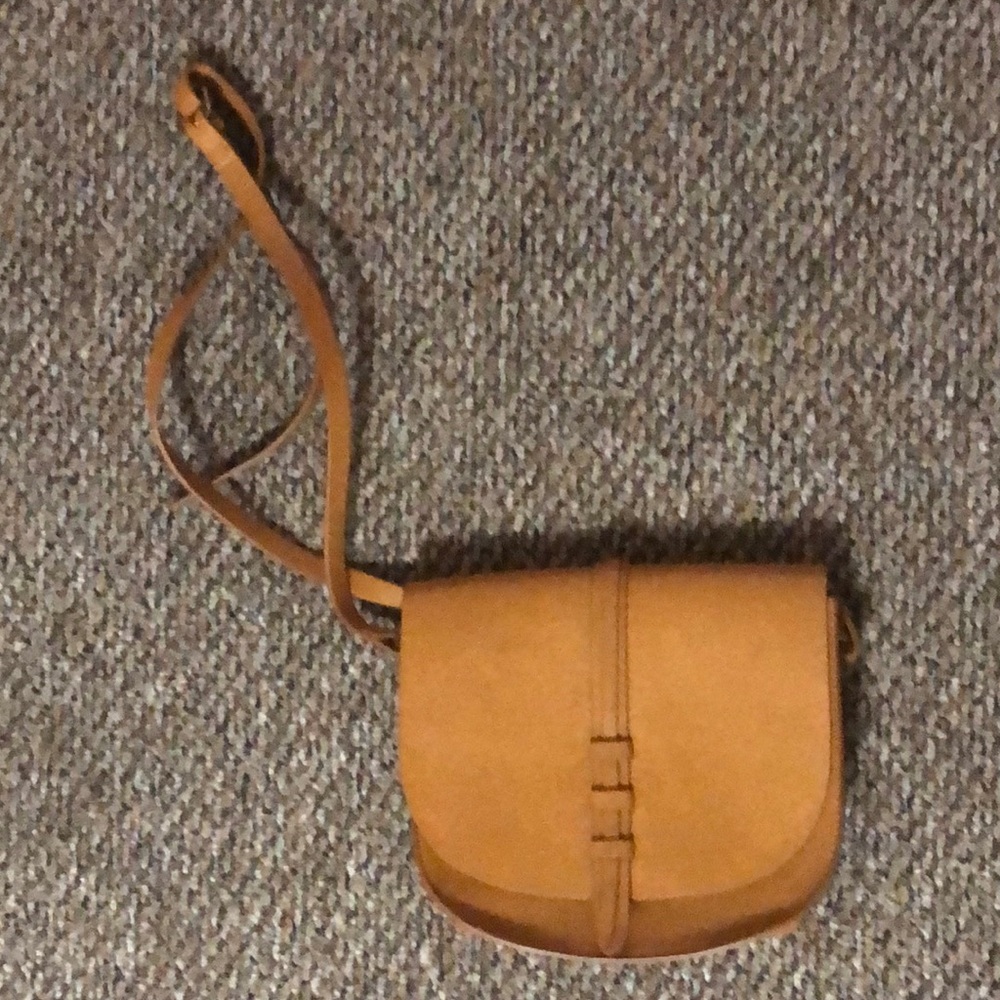 -Lucky Brand Light Leather Satchel Bag